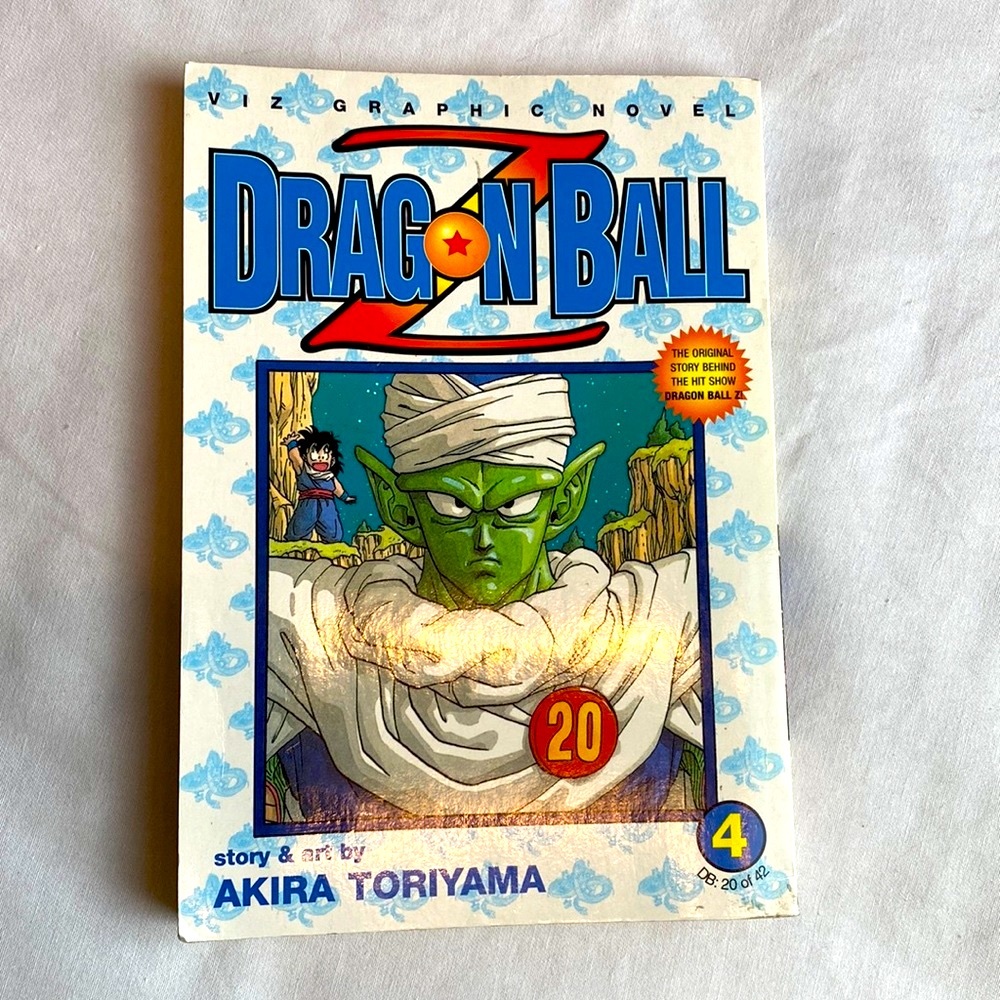 Dragon Ball Z in comic format, Goku versus Vegeta, book 20